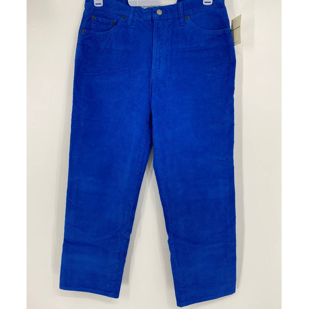 Lucky Brand Womens Mid Rise Crop Straight Corduroy Pants Jeans NEW Size 12/ 31